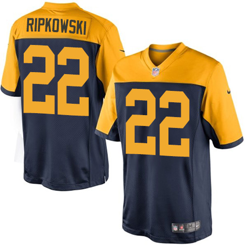 Youth Limited Aaron Ripkowski Nike Jersey Navy Blue Alternate - #22 NFL Green Bay Packers